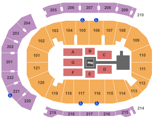 Okc Ford Center Seating Chart