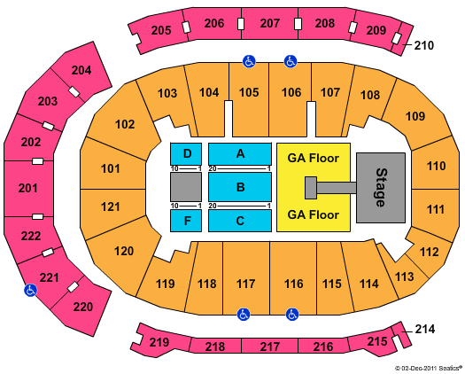 Ford Center Seating Chart