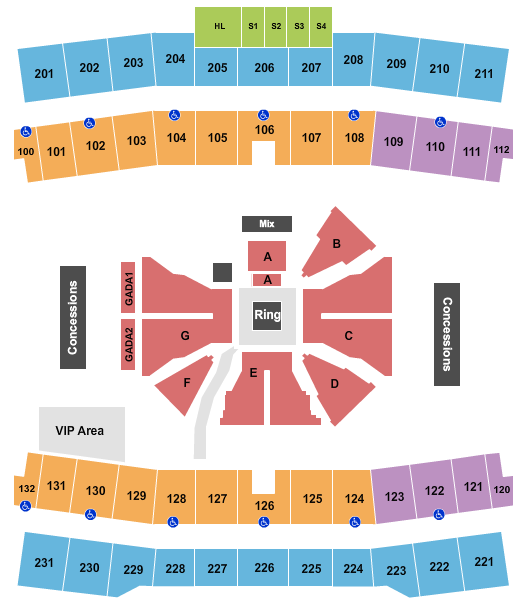 Ford Center At The Star Seating Chart: Boxing 2