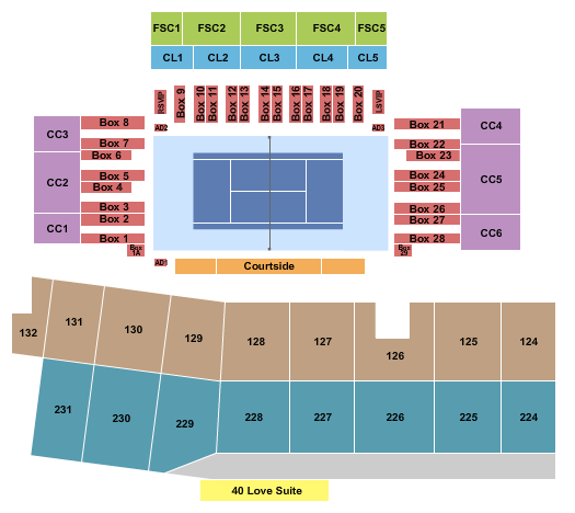 Ford Center At The Star Seating Chart: Tennis