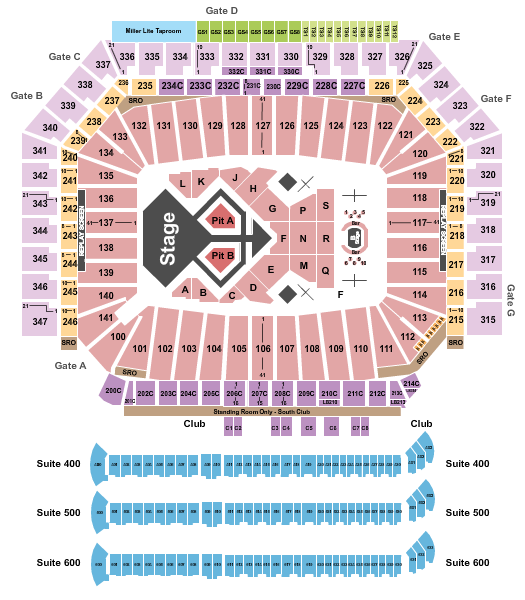 Ford Field Seating Chart: Usher