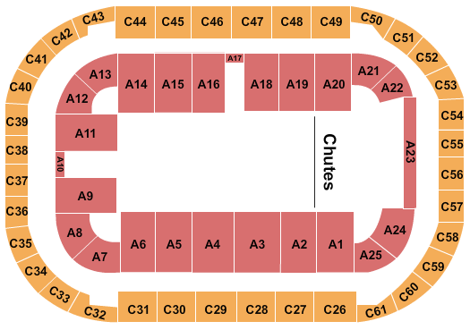 Arena At Ford Idaho Center Seating Chart: Rodeo