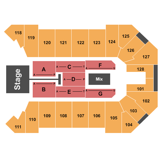 Ford Park Arena Seating Chart: MercyMe