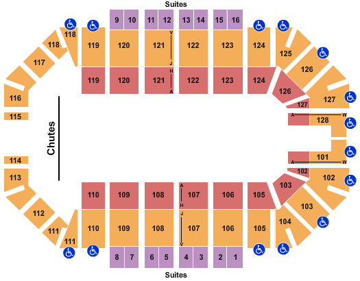 Ford Park Arena Seating Chart: Rodeo