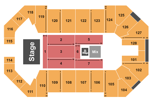 Ford Park Arena Seating Chart: Third Day