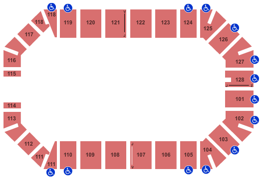 Ford Park Arena Map