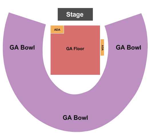 Forest Hills Stadium Seating Chart: GA FLR/GA Bowl