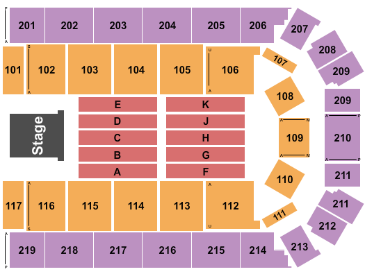 Fort Bend County Epicenter Seating Chart: Endstage RSV