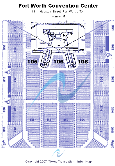 Fort Worth Convention Center Arena Seating Chart