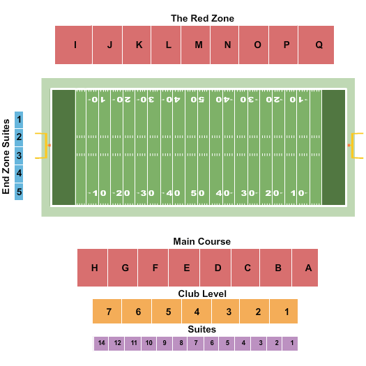 Fortera Stadium Map