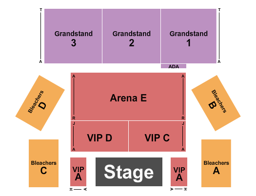 Fortuna Rodeo Grounds Seating Chart: Endstage