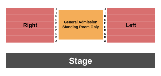 Forum River Center Arena Seating Chart: GA/Left/Right