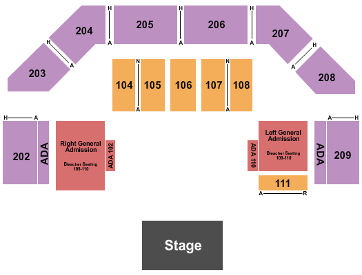 Forum River Center Arena Seating Chart: Rodeo 2