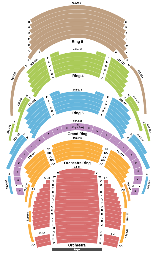Ballet West Seating Chart
