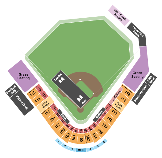 Neuroscience Group Field at Fox Cities Stadium Seating Chart: Nitro Circus