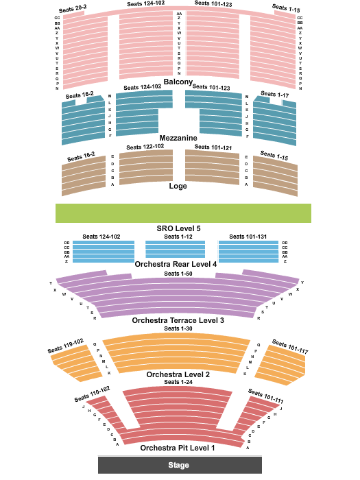 Paramount Theatre Oakland 3d Seating Chart