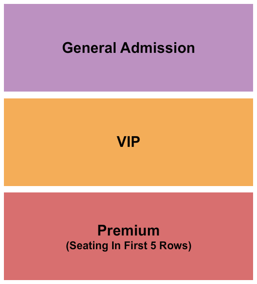 Fox Theater at North Platte Community Playhouse Seating Chart: GA/Premium/VIP