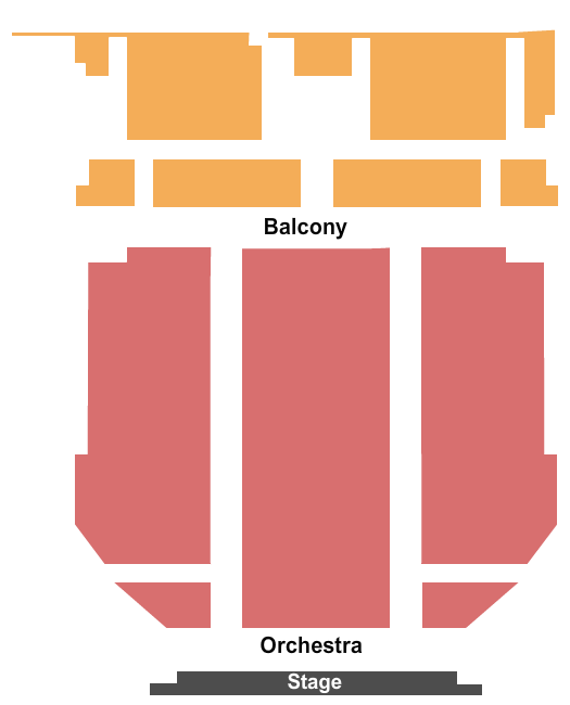 Fox Theatre - Hutchinson Seating Chart: End Stage