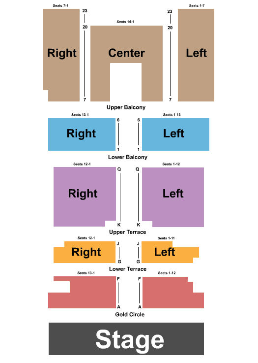 Fox Theater - Salinas Seating Chart: Baseball