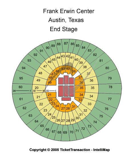 Frank Erwin Center Seating Chart Ufc