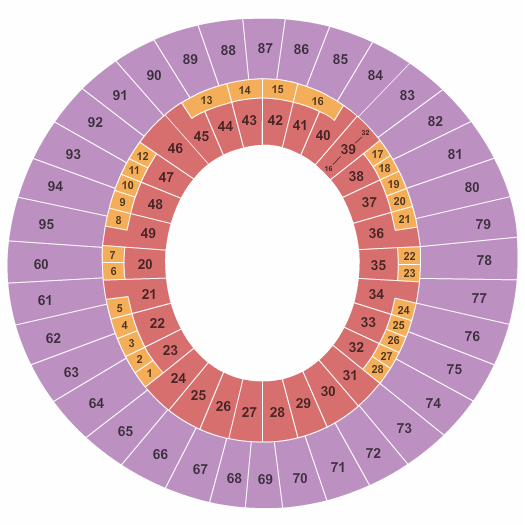 Frank Erwin Center Seating Chart With Rows