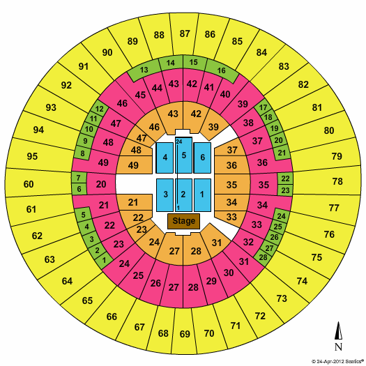 Frank Erwin Center Seating Chart