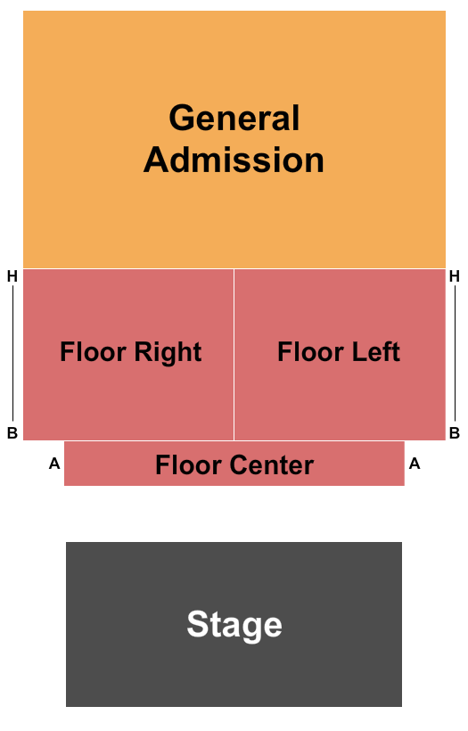 Frank J. Pasquerilla Conference Center Seating Chart: Endstage GA