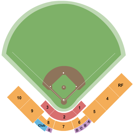 Frank Myers Field at Tointon Family Stadium Seating Chart