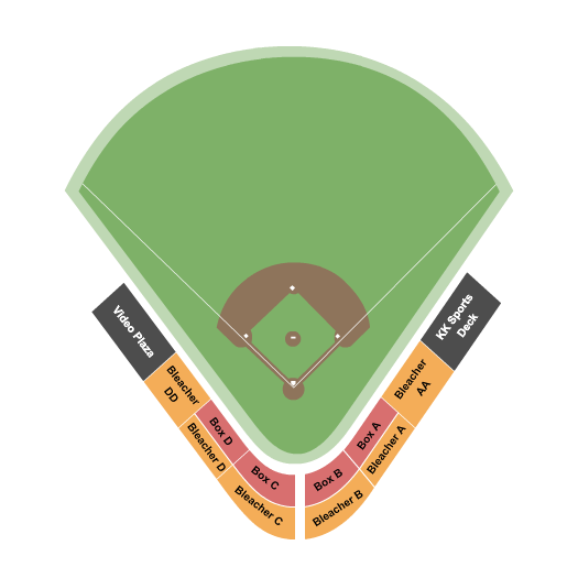 Frank Wade Municipal Stadium Seating Chart: Baseball