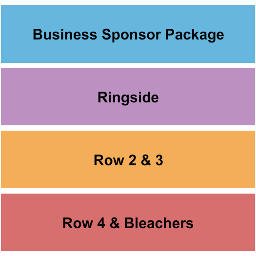 Franklin County Resource Center Seating Chart: Ringside / Rows