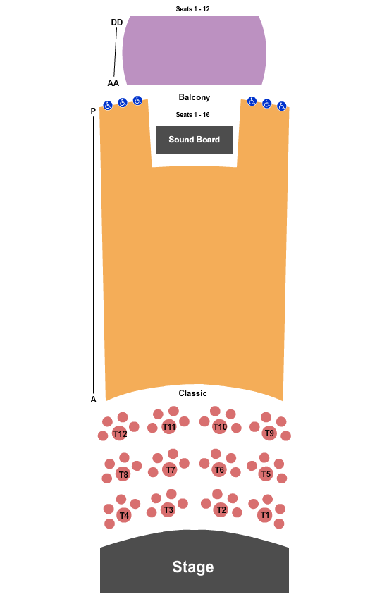 Franklin Theatre Seating Chart
