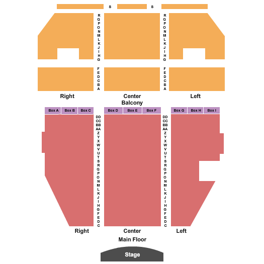 Frauenthal Center For The Performing Arts Seating Chart