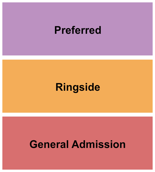 Fredericksburg Fairgrounds Seating Chart: GA/Ringside/Preferred