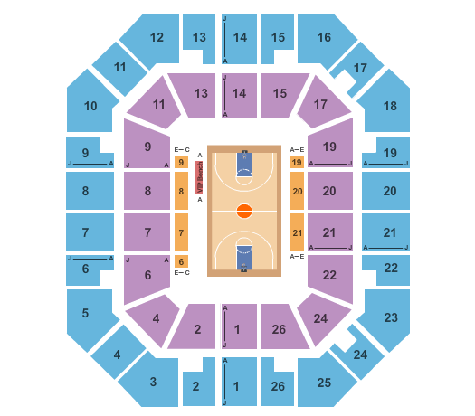 Freedom Hall Civic Center Seating Chart