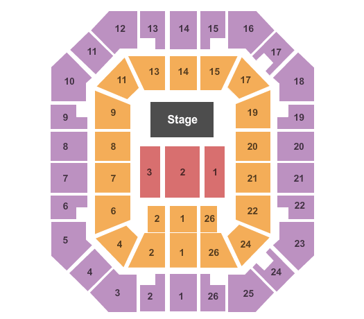 Freedom Hall Civic Center Seating Chart
