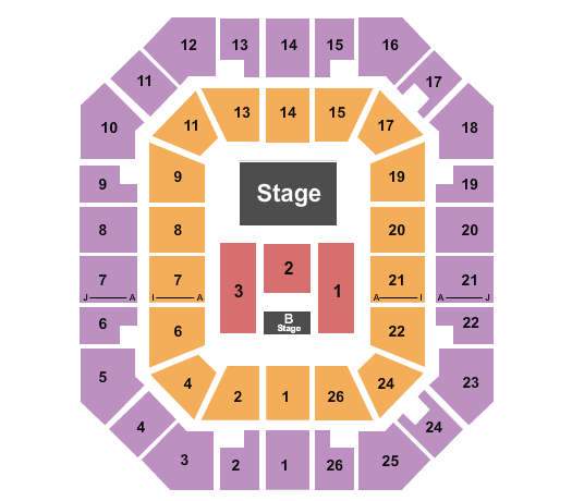 Freedom Hall Civic Center - TN Seating Chart: Zach Williams