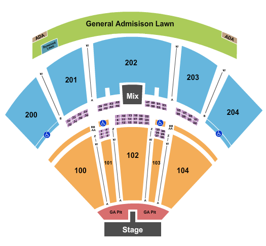 Freedom Mortgage Pavilion Seating Chart: Creed