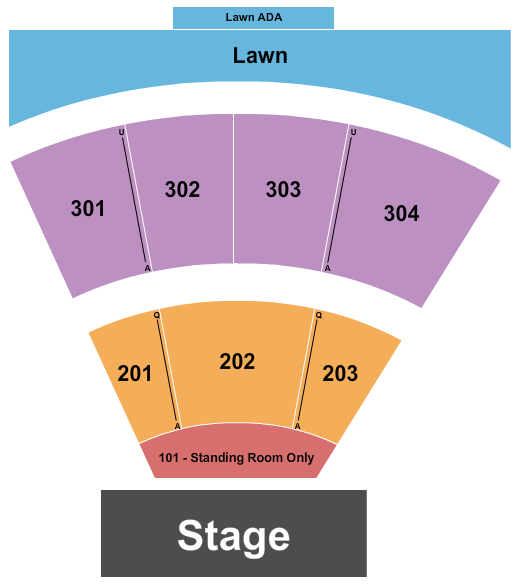 Freeman Arts Pavilion Seating Chart: Endstage GA Floor