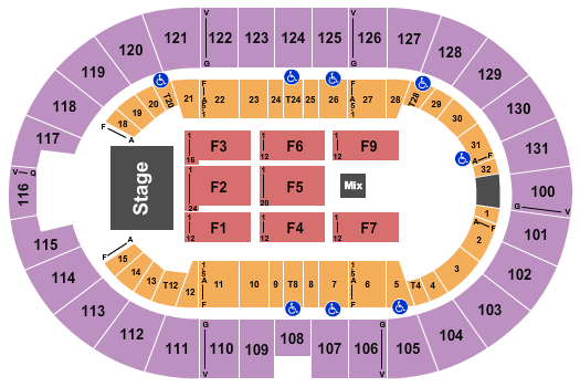 Freeman Coliseum Seating Chart