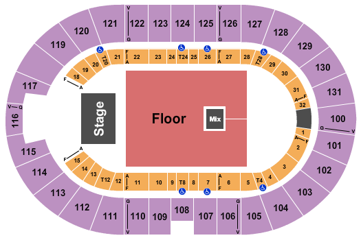Freeman Coliseum Seating Chart: Yellowcard