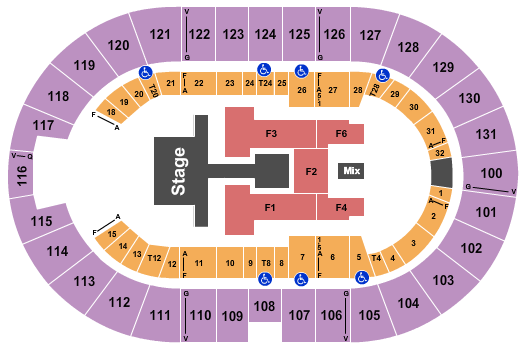 Freeman Coliseum Seating Chart: Young Miko