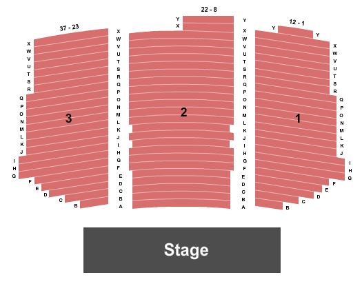 Fremont Theater - CA Seating Chart: End Stage