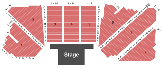 Ameristar Casino Concert Seating Chart