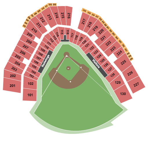 Columbus Clippers Seating Chart With Seat Numbers