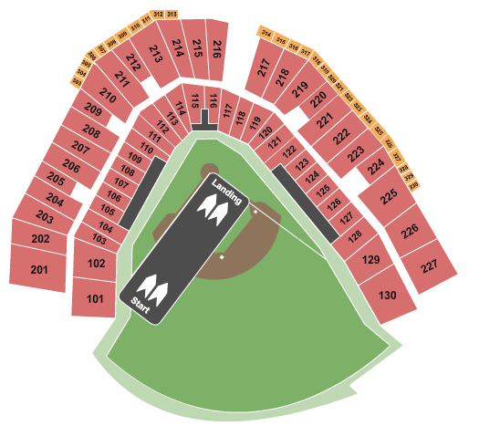 ESL Ballpark Seating Chart: Nitro Circus