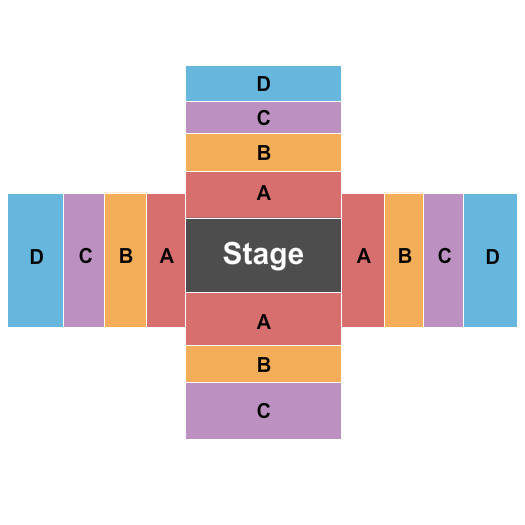 Frontiers of Flight Museum Seating Chart: Endstage Cross