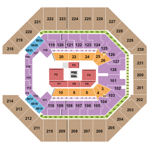 Frost Bank Center Seating Chart: Boxing 3
