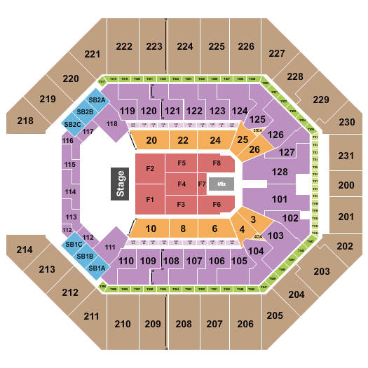 Frost Bank Center Seating Chart: Endstage 3