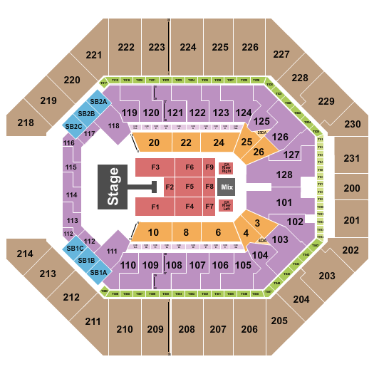 Frost Bank Center Seating Chart: Jonas Brothers