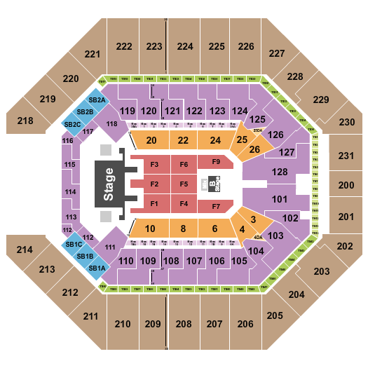 Frost Bank Center Seating Chart: Mana